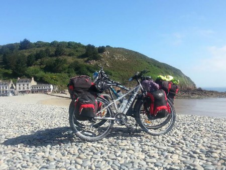 La plage de Palus, avant Plouha.