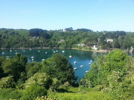Le Léguer entre la pointe du Yaudet et celle du Dourven.