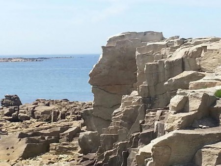 Les rochers de l'Ile Grande.