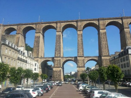Le célèbre viaduc de Morlaix.