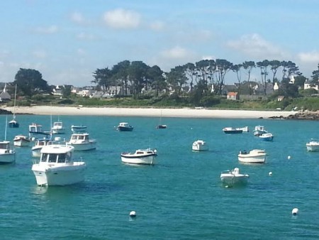 Le port du Korrejou à Plouguerneau.