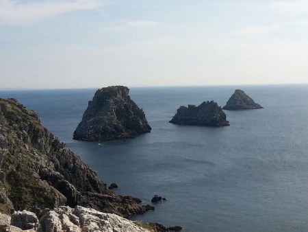Les tas de Pois à la pointe de Pen Hir.