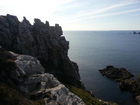 Des a-pics de 70 mètres à la pointe de Pen Hir.