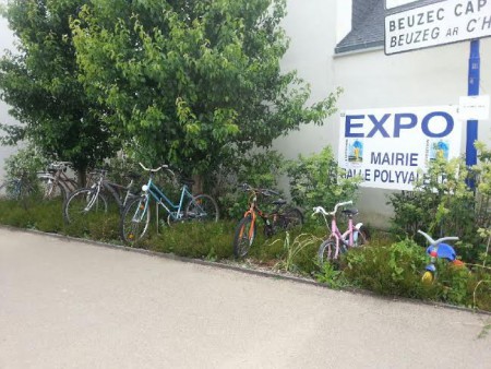 Le vélo en fête à Poullan sur Mer.