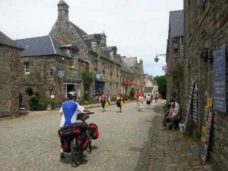 Au coeur du village médiéval de Locronan.