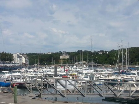 Le port de plaisance d'Audierne.