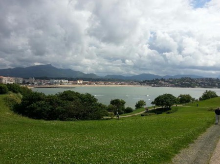 Vue sur St Jean de Luz.