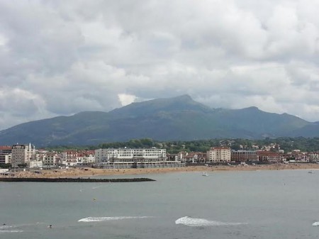 La plage de St Jean de Luz.