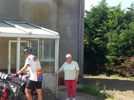 Odette qui nous a offert un café.