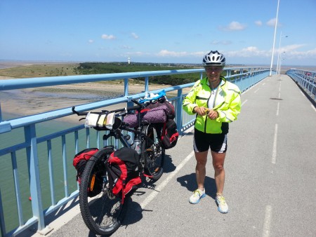 Sur le pont de Noirmoutier.